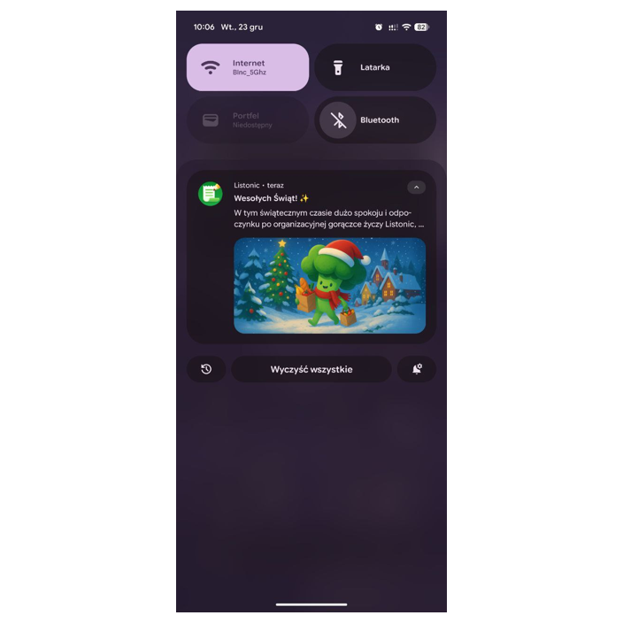 Custom Push Notification System